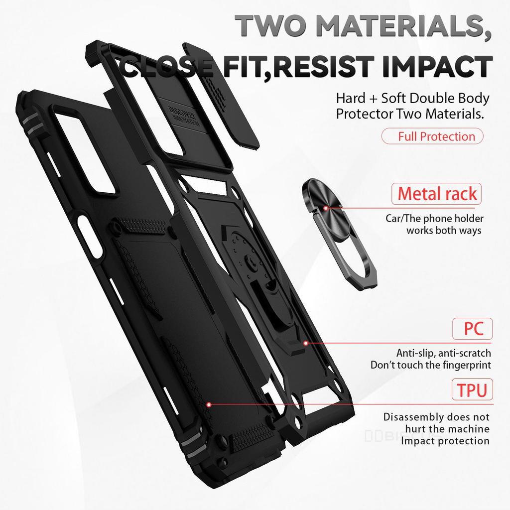 Case For OPPO A54S A16 A16S A 54S A 16 Armor Rugged Shockproof Cover with Slide Camera Cover Funda Coque Carcasa