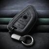 Leather Car Key Case for BMW X1 X3 X5 X6 X7 F20 F15 F16 F48 G20 G30 G01 G02 G05 G11 G32 1 3 7 Series Keychain Suede Accessories