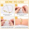 12Pcs Double Head Lobster Magnetic Bracelet Extender Gold/Silver Lobster Clasps  Bracelet