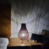 Rattan Table Lamp Natural Bulb Included