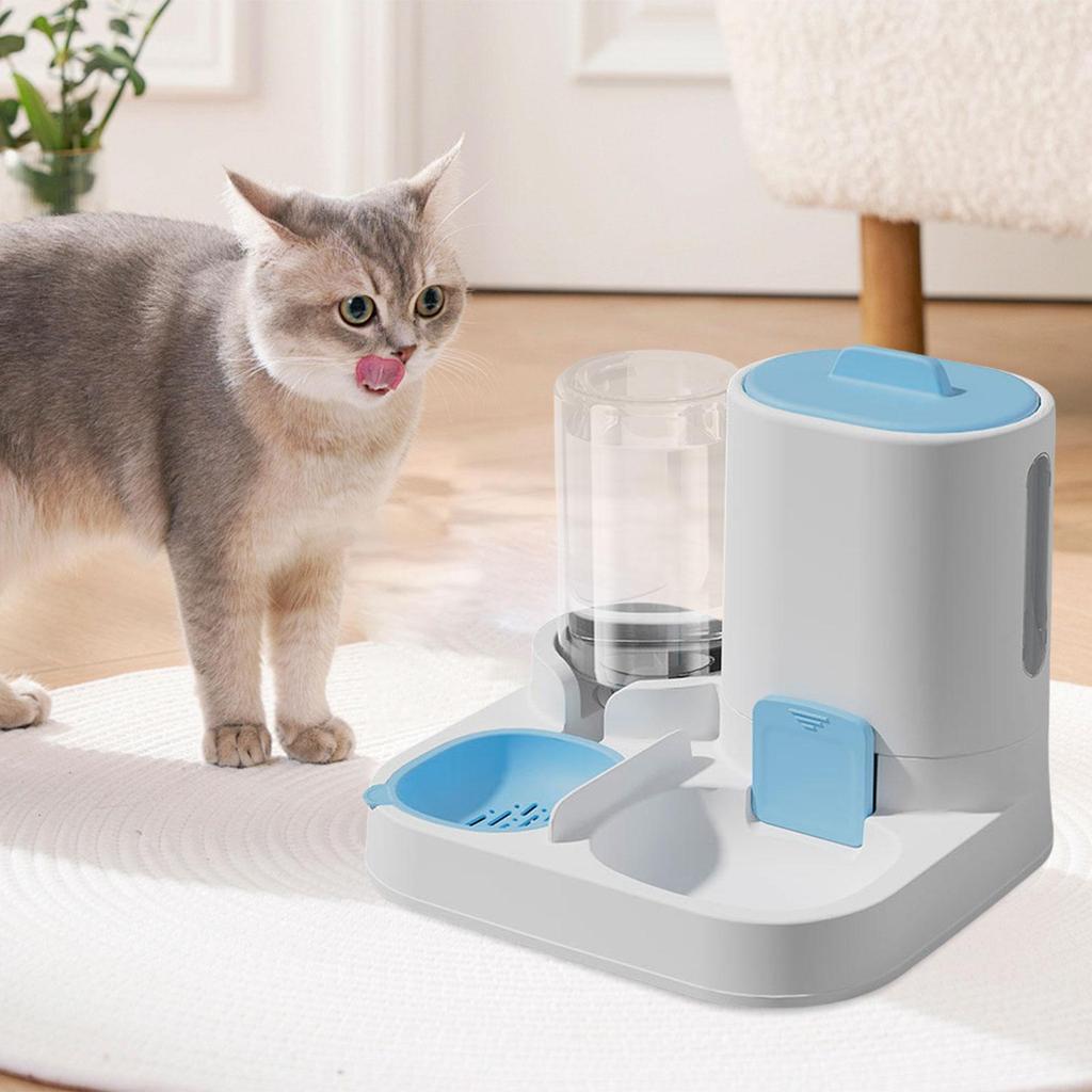 Automatic Pet Feeder, Food And Water Dispenser, Convenient Dog And Cat Feeder, Supplies for Cats And Small Dogs