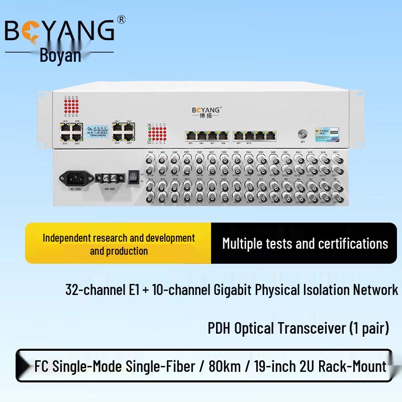 BOYANG PDH Optical Transceiver, 32E1 & 10 Gigabit