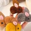 Soft Plush Hairpin Rabbit Hair Clip Sweet Bunny Hair Clip  Party