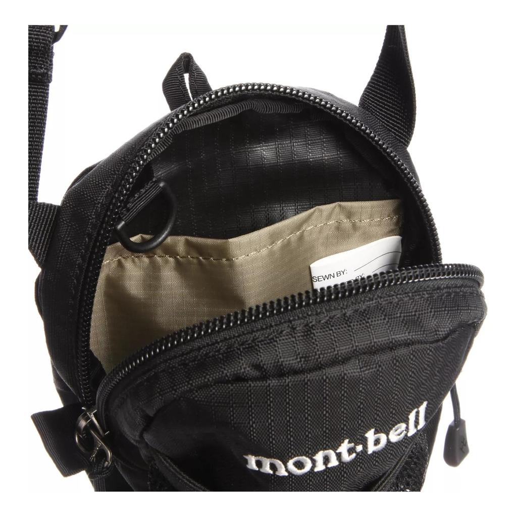 MONTBELL 1L Multifunctional Stylish Versatile Nylon Shoulder Bag Belt Bag Unisex Couple Black