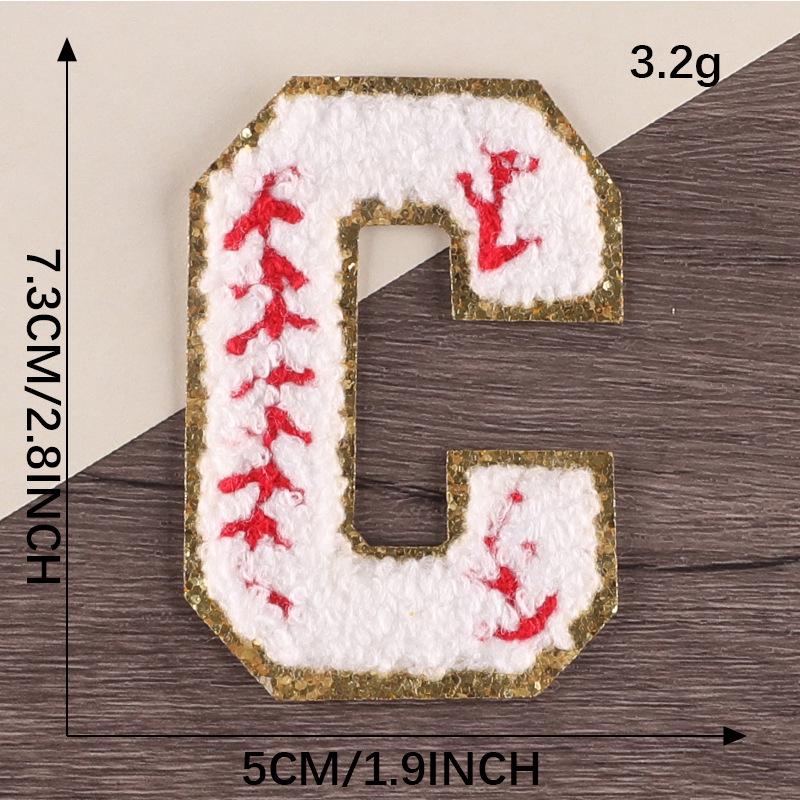 Gold Edge Chenille Smiley Face Embroidered Patch Badge