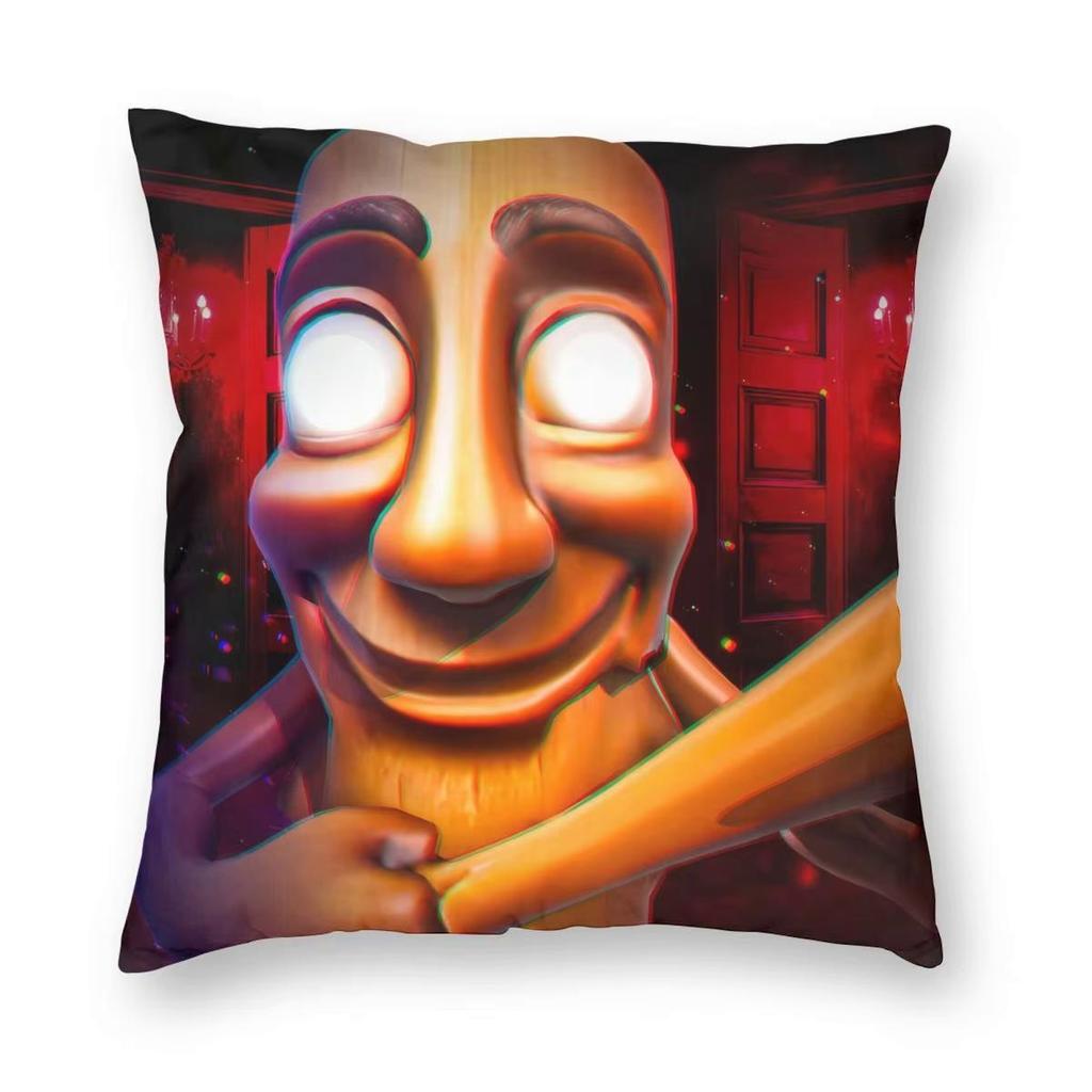 Tung Tung Tung Sahur Meme Italiano Brainrot Federa Stampa Poliestere Copricuscino Decorativo Copricuscino da Lancio