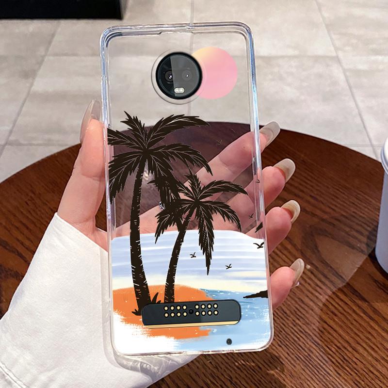 

Casing For Motorola Moto Z3 Play Case XT1929 Aesthetic Cute Cat Astronaut Transparent Silicone Back Cover Moto Z3Play Phone Case Motorola Moto Z3 Play