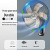 CK-II Silent Wall-Mounted Remote Control Fan - Powerful Household & Industrial Oscillating Electric Wall Fan