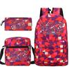Vintage "Netherlands Hup Holland Hup" 3 In 1 Backpack Shoulder Bag Pencil Case Women Men Student Fashion Football Lover Bagpack