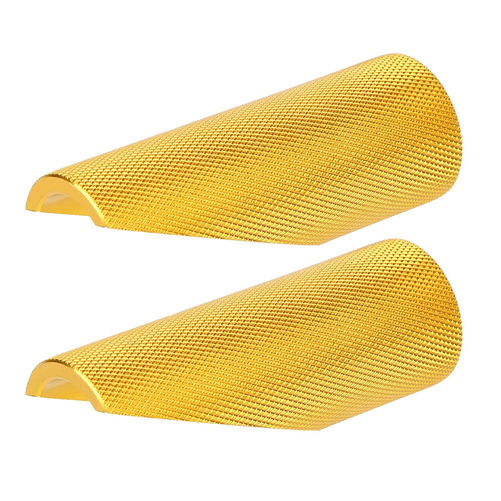 

2pcs Motorcycle Aluminum Foot Pegs Footboard Replacement Fit for Honda(Golden) Gold