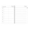 Midori Business Diary Notebook 2027 A5 Weekly Ring Brown (Starts January 2027)