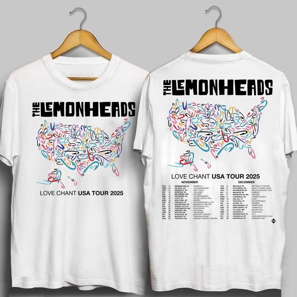 Hot The Lemonheads Announce 2025World Tour S-235XL 20D2045 Unisex T-Shirt S