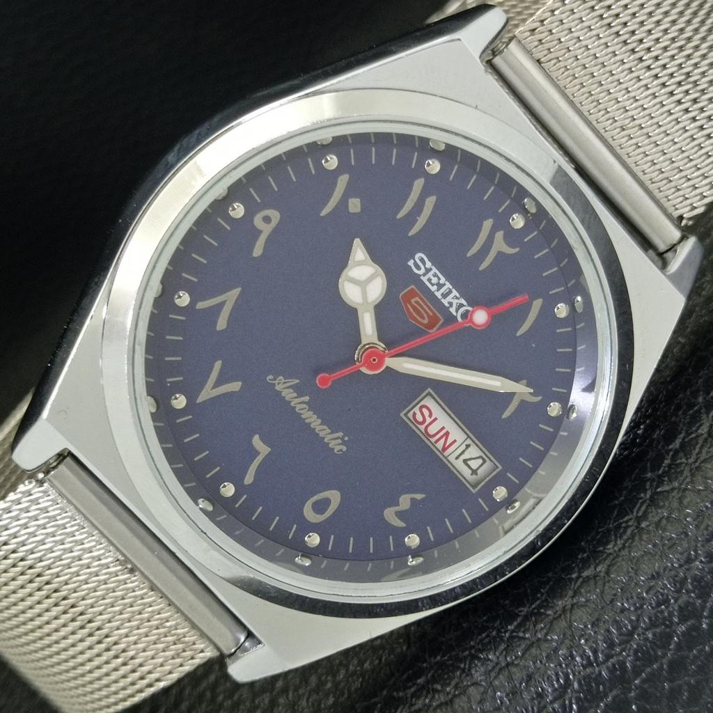 

ЯПОНИЯ ВИНТАЖНЫЕ ВОССТАНОВЛЕННЫЕ SEIKO 5 АВТОМАТИЧЕСКИЕ 6309A МУЖСКИЕ ЧАСЫ С СИНИМ ЦИФЕРБЛАТОМ a441319-5 Sk-a441319