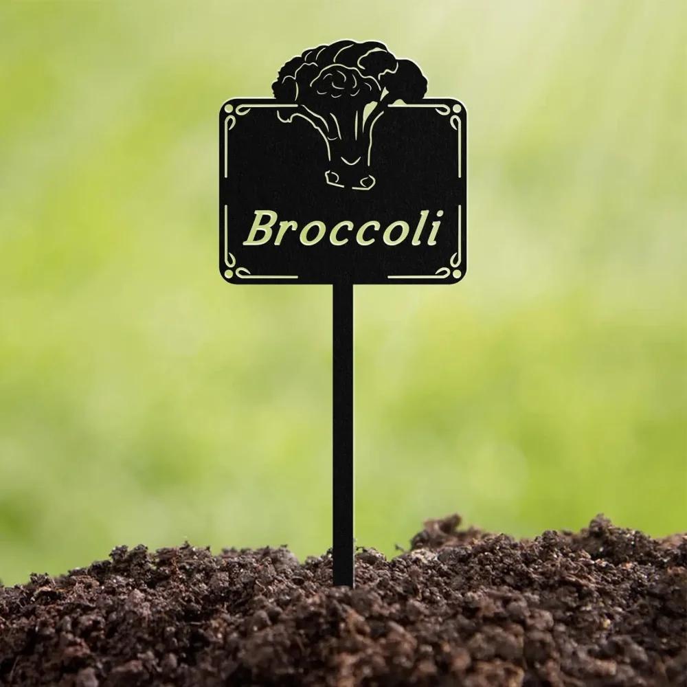 Waterproof Metal Seed Labels: Durable Garden Tags for Seedlings & Pots. Outdoor Decor.Durable for Pots & Vegetables.