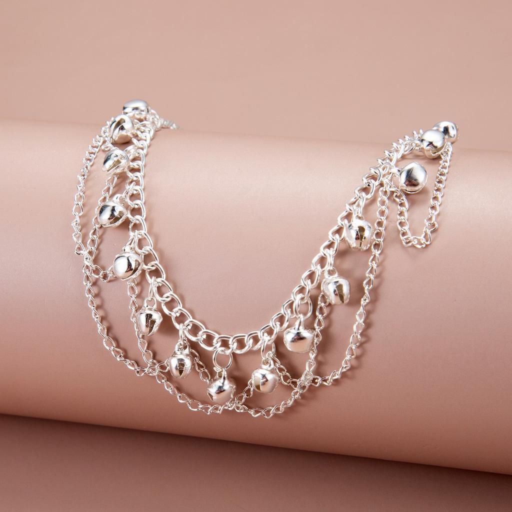 Bohemian Bell Anklet Charms Ankle Bracelet Jewellery Vintage Tassel Anklets For Women Indian Jewelry Beach Foot Bracelet Z40