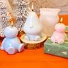 Aromatherapy Candle Silicone Mold Christmas Aromatherapy Candle Silicone Mold Cartoon Shape Casting Art Crafts For Making Candle