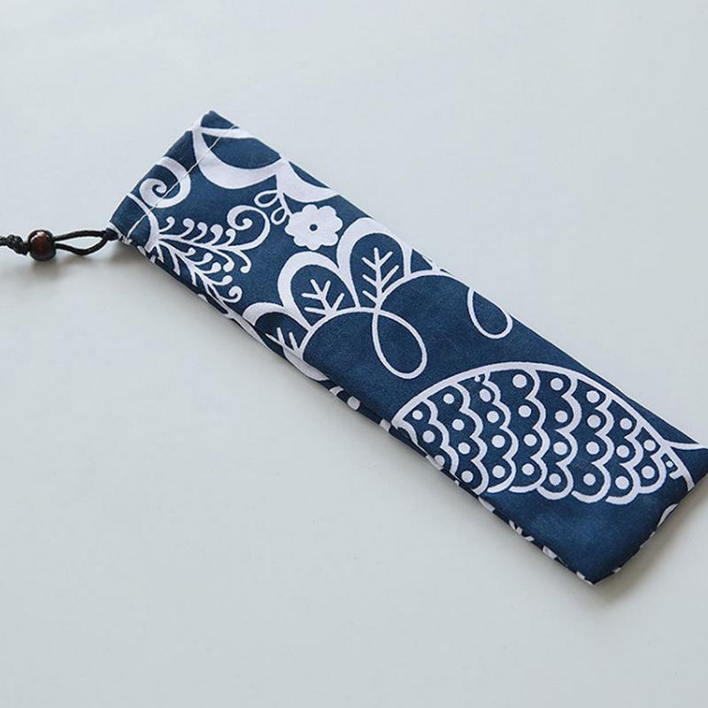 

Японія Harajuku Портативна дорожня сумка для столових приборів Полотняна сумка на шнурках 1 шт. Новий модний органайзер для зберігання Палички Контейнер 25 см Ніж Виделка Аксесуари 4