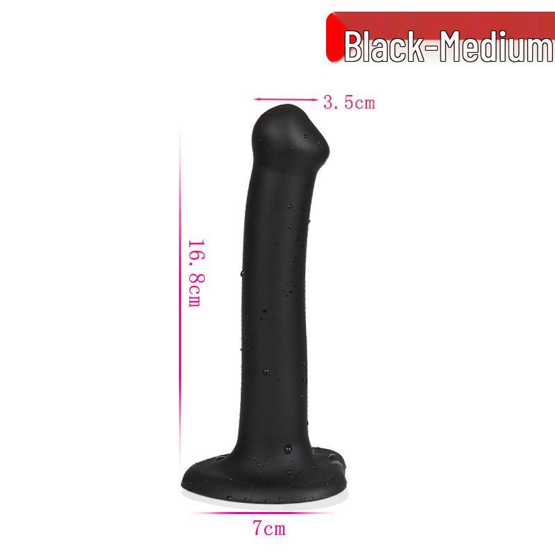 Silicone Glans Dildo: Realistic Insertable Toy for Women's Pleasure