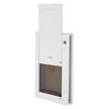 Pet Door, Medium, with Double Magnetic Flaps and Metal Frame, Strong and Weatherproof Dog Door for Interior and Exterior Doors, Easy to Install, Easy