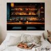 Bar Nightclub Themed Tapestry, Whiskey Bottles Wall Hanging for Photo Background