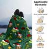 Christmas Grinch Blanket Soft Throw Blanket For Home Bedroom Bed Sofa Travel Office Solid Christmas Blanket