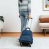 Lightweight Foldable Travel Bag with Spinner Wheels and Pull Handle for Men and Women