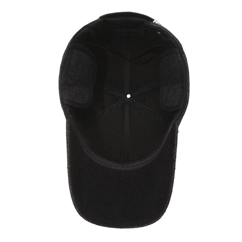Middle-Aged and Elderly Autumn Winter Cap Outdoor Cycling Warm Windproof Ear Protection Baseball Cap
