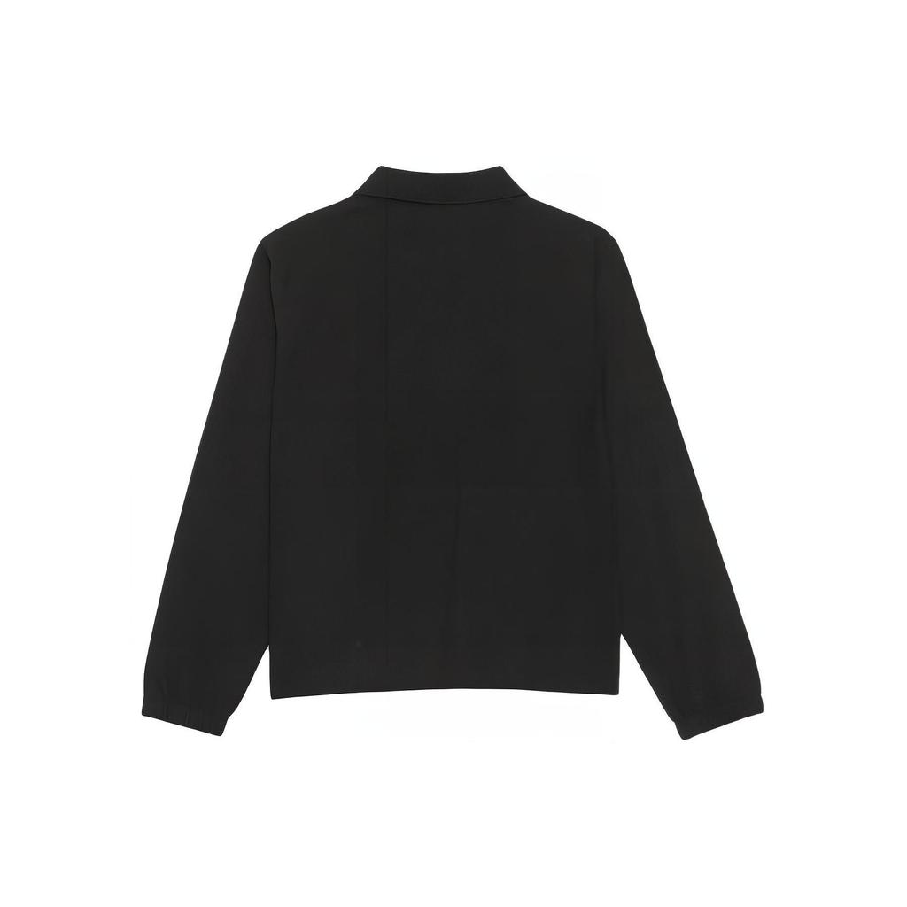 Vans OTW SS24 Veste Polo Réversible Imprimée Manches Longues Unisexe Vestes Noir VN000GVZBLK