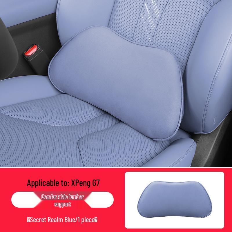 XPeng G7 Neck and Lumbar Support Pillow - Comfortable Car Headrest and Soft Cushion Accessory