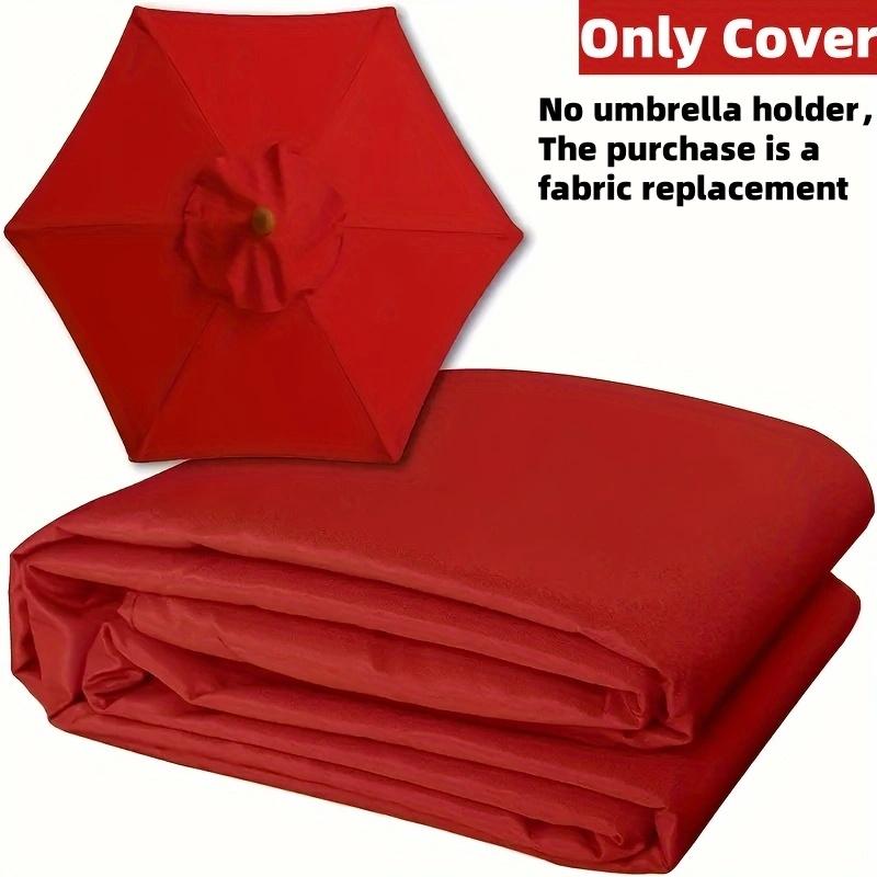 

Уличный зонт для патио, зонт для бассейна, устойчивый к УФ/воде, подходит для патио, бассейна, сада, заднего двора, набор для замены зонта 78.7in6rids красный