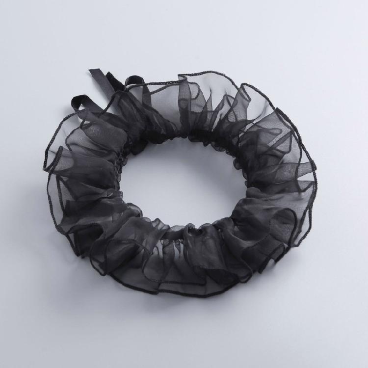 Adjustable Tie Ruffled Collar Vintage For Victorian Age Costumes and Cosplay Halloween Accessory Versatile Collar