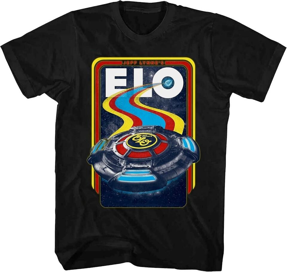 Vtg Electric Light Orchestra Music Band Cotton Black All Size T Shirt C166 S