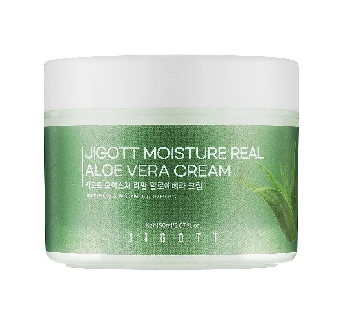 

Moisturizing face cream Aloe Moisture Real Aloe Vera Cream Jigott 150 ml
