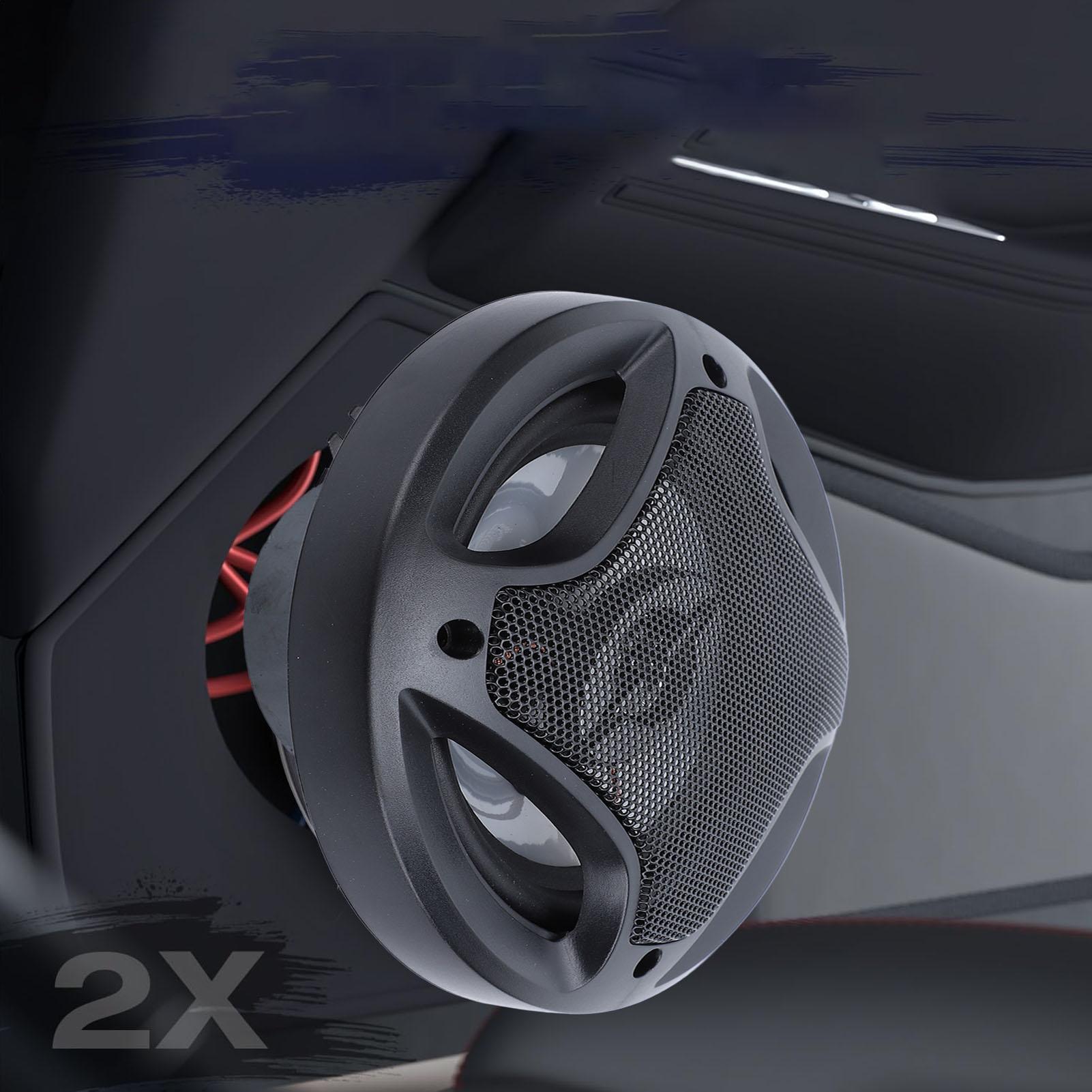 

6-дюймовые автомобильные стереодинамики 400 Вт 3-полосные коаксиальные динамики DC12V Чистый звук Качество Круглый динамик Универсальный для автомобиля