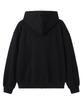 Openyard(Oy) Old Leather Patch Hoodie Zip Up - Black