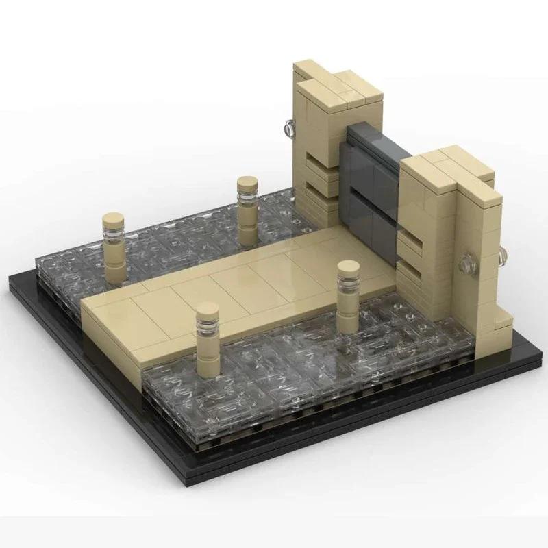 Popular Star Movie Model Moc Building Bricks Modular Space Desert House Technology Blocks Gifts Christmas Toys DIY Sets Assembly
