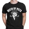 Death By Pizza Fast Food Lovers Gift Funny Novelty Mens T-Shirts Tee Top #NED