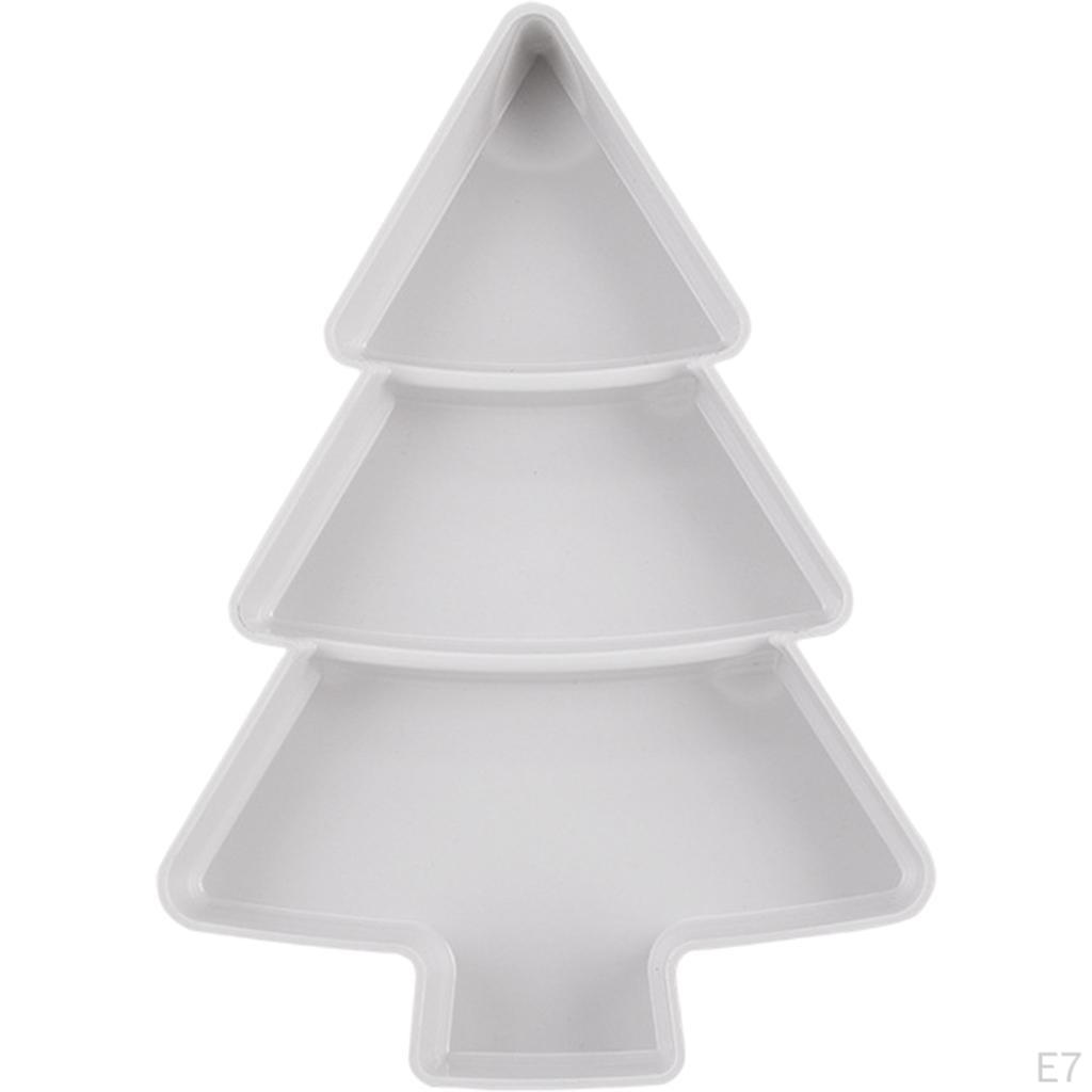 Vassoio Portastuzzichini a Forma di Albero con Scomparti Frutta Secca Ghiaccioli Caramelle