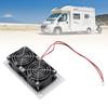 Ventola da Parete per Camper 12V   Ventilatore con Viti di Montaggio Ventola di Scarico in Plastica per Camper Veicolo da Campeggio Barca Yacht Marino