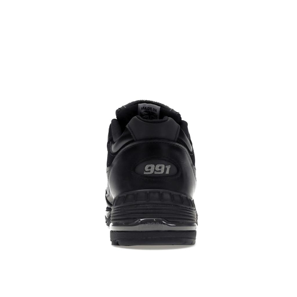 New Balance 991 MiUK Leather Black Grey Men Sneakers M991TK