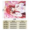 High School DxD Rias Gremory Anime Flannel Blanket Anime Soft Warm Throw Blanket for Bedroom Travel Bedspread Sofa Bed Cover