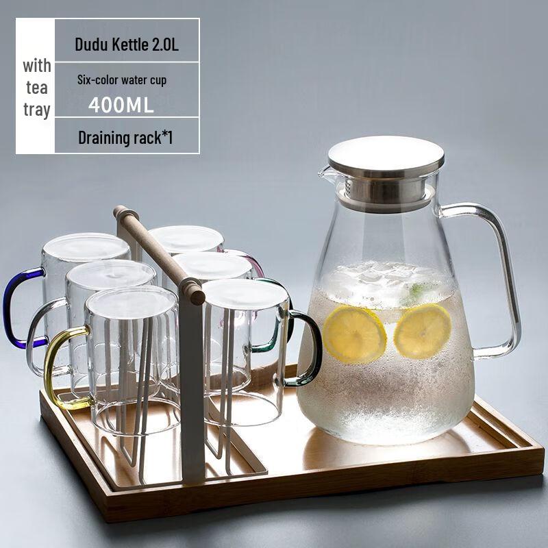 Modern Heat-Resistant Glass Mug with Handle