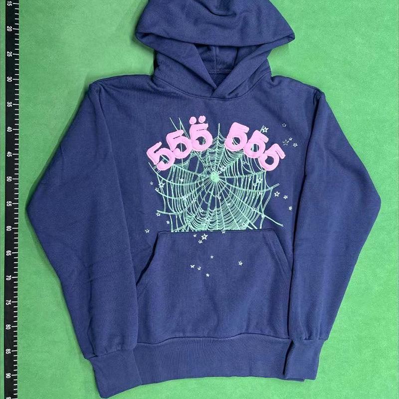 Sp5der Hoodie: Spinnennetz-Design, Unisex Trendiges Hip-Hop-Set Inspiriert von Young Thug