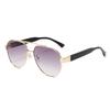 Women Fashion Oversize Decor Hiking Shades Vintage Male Square Sun Glasses Luxury Brand Design Pilot Gradient Sunglasses