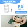 60pcs Silicone Rubber Bands 6/8/10/12/15mm Rubber Bands Rings Cable Ties Strong Elastic Bands Non-Slip Cord Wrapping Bag Wraps