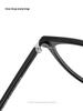 2026 Retro Cat Eye Blue Light Blocking Glasses - Fashionable Literary Commuting Frame 10708