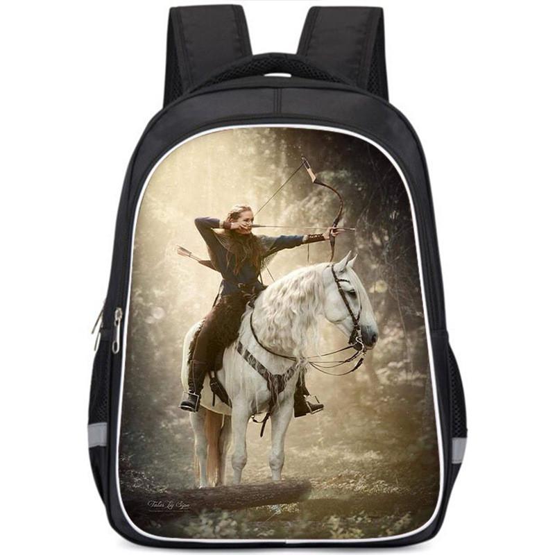 Large Capacity Lightweight Oxford Cloth Kids Backpack For School Unisex