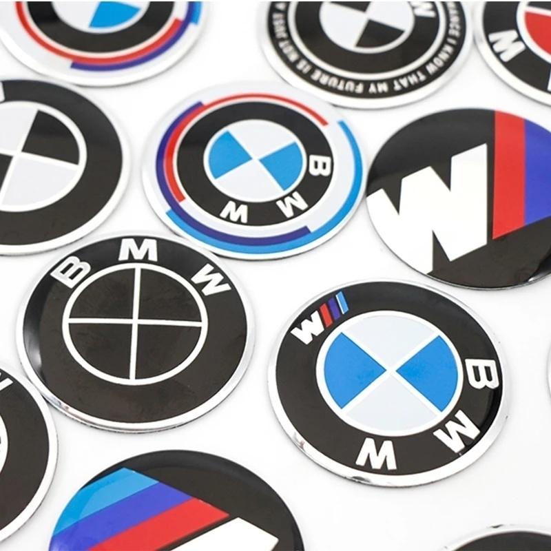 4Pcs 56mm 60mm ABS Aluminum Wheel Center Hub Cap Badge For BMW E46 X3 G30 G01 F40 G05 G22 G06 Auto Exterior Tuning Accessories