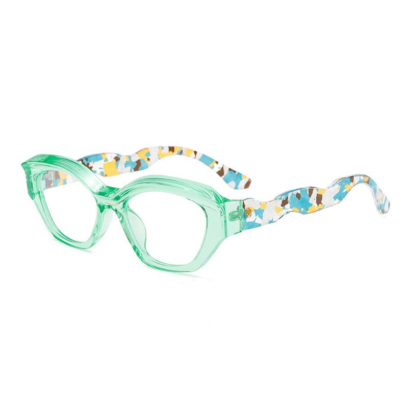 

Blue Small Flowers Frame Hyperopic Photochromic Anti Blue Ray Femal Trend Sunglasses Presbyopic Short Sight Prescription Glasses Single Version&1.56&Anti Blue Ray зелений