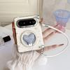 Applicable To Huawei Puraxmax Mobile Phone Case, Magnetic Suction Love Bracket, Double Central Axis All-inclusive Folding Screen, Anti-drop  Cover.